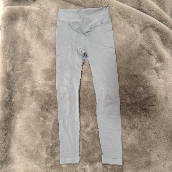 Na-Kd Pants - NA-KD Baby Blue Leggings Size XS